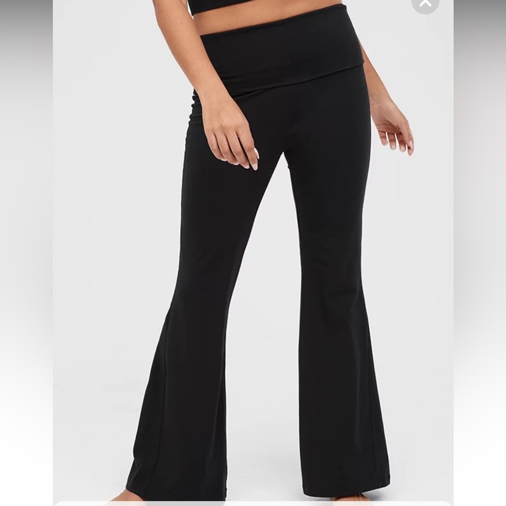 NWT OFFLINE By Aerie OG Foldover High Waisted Super Flare Legging - Size S